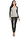 Ekouaer 2-Piece Women’s Thermal Underwear Set Base Layer Thermals (Grey, Medium)thumb 1