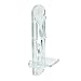 Prime-Line U 11299 Shelf Support Peg, Self-Locking 1/4 In. x 1/2 In. Clear (4 Pack)