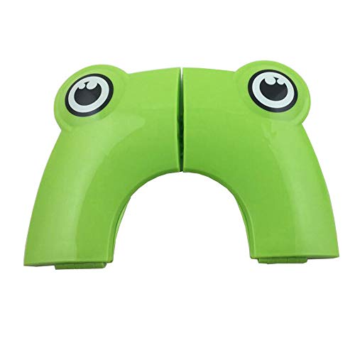 Highpot Portable Folding Non Slip Pads Reusable Toilet Potty Training Seat Covers Liners for Babies,Toddlers and Kids (Green)