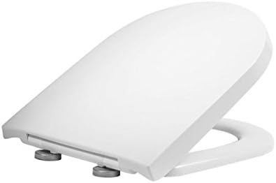 Roper Rhodes D Shaped Soft Close Toilet Seat - Top Fix Quick Release Easy Clean
