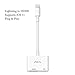 Lightning Digital AV Adapter - HkittyXiong Lightning to HDMI Adaptor iPhone iPad iPod to Projector Monitor TV (Pearl White)