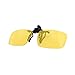 Clip-on Blue Light Blocking Glasses Rimless Lenses, Flip Up Eyewear UV Filter Clear Lens Anti Eye Strain Reading Glasses