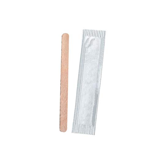 1000 Biodegradable Disposable Wooden Coffee Pallets Individually Wrapped Teaspoons Hygienically Preserved Disposable (Bar or at Home Pods Capsules) Plastic Free | After Plastic