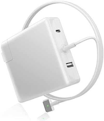 ZOOMACH 3in1 Adapter → Replacement Mag-Safe 2 Power Adapter Charger for Mac-Book Pro and Charger for Mac-Book Air (MAG-2)