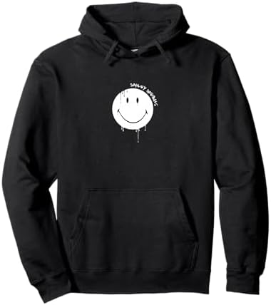 Amazon.com: Smiley Originals Happy Face Drip Paint White Pullover