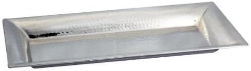 Leeber Hammered Deep Rectangular Tray