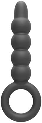 Kenrtuers Silicone ButPlug Beads with Safe Pull Ring Dilatator Ball Massage, Odorless, Soft, Nice Size