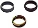 ThunderFit Silicone Rings for Men - 4 Rings / 1 Ring Step Edge Rubber Wedding Bands