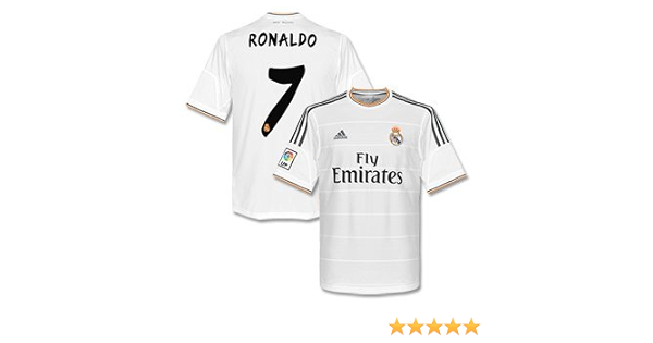white ronaldo jersey