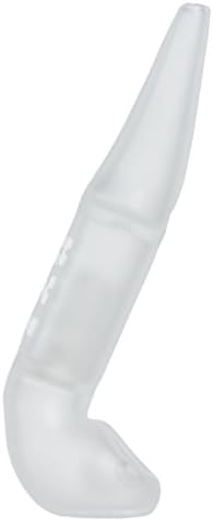 6" Sandblasted Glass Sherlock Percolator Pipe - Stands Upright!