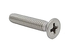 FixtureDisplays® 8-32 X 7/8" Stainless Flat Head