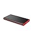 EasyAcc 10000mAh Power Bank Brilliant External Battery Pack (3.1A Smart Output) Classic Portable Charger for iPhone Samsung Smartphones Tablets - Black and Red