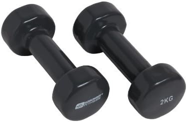 Schildkrot Fitness Unisex Adult Vinyl 2-piece Dumbbells - Anthracite, Medium/2 kg by Schildkrot Fitness