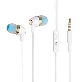 Earbuds Earphones Headphones, Earfly Unique Perfume in-Ear Earbuds Headphones Compatible for Apple iPhone 6s 6 Plus 5s 5 SE 4s 4 Android Samsung Galaxy S8 S7 S6 S5 Note iPad PC Sports.(White)
