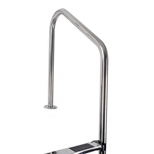 image for ARKSEN In-ground 3 Step Swimming Pool Ladder w/Non-Skid Step Easy Moun