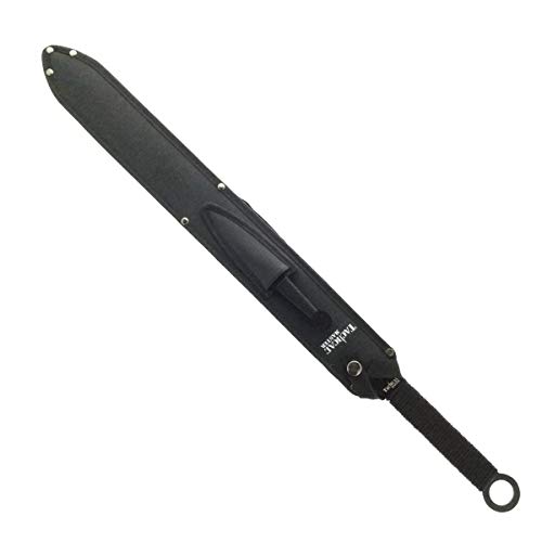 Tactical Master 27" Full Tang Ninja Sword/Machete With 2 Pcs 6" Throwing Knives Choose Your Color (Black) - Thumbnail 7