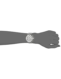 Invicta "Subaqua Acero Inoxidable y Silicona Reloj Casual De Cuarzo De La Mujer, color: gris (Modelo: 24378)
