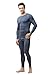 Tesla BU-MHS100-DGY_2X-Large Blank Men's Microfiber Fleece Lined Top & Bottom Set MHS100