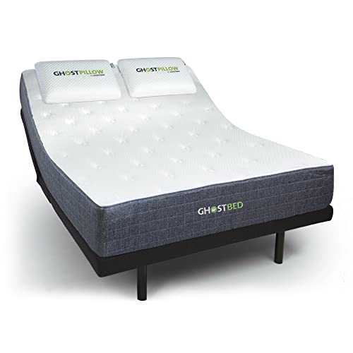 GhostBed Twin XL Adjustable Bed Frame Power Base With 11" Cool Gel