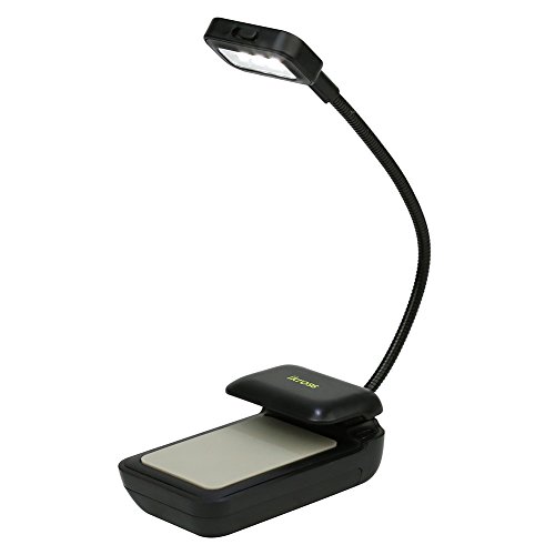 iKross Black Dual LED Clip-On Reading Book Light for Kindle Oasis, kindle Touch, Paperwhite; Barnes & Noble Simple Touch, Sony PRS-T1, PRS-600 eBook Reader