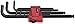 950 PKL/9 BM N Long ARM Ballpoint HEX Key Set