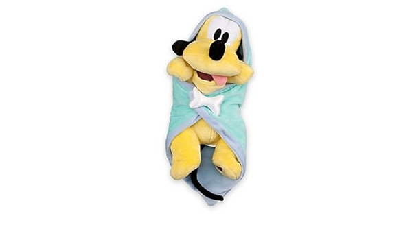 Amazon Com Disney Parks 10 Baby Pluto Plush Toy With Blanket New With Toys Games