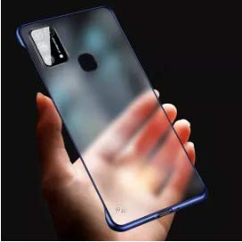 A rtistque Frameless case for Samsung Galaxy M31 Slim Translucent Matte Texture Design Hard PC Back Cover Shock Bumper C