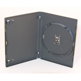 AMARAY DVD Cases grey for 1 Disc, incl. Tray Bracke 14 mm spine - 50 pack