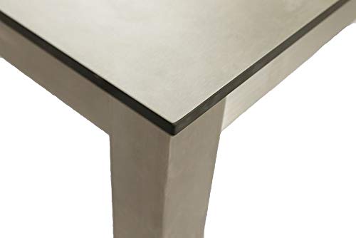 Gravidus 5-teilige Gartengarnitur mit Freischwingern, Taupe – Bild 7