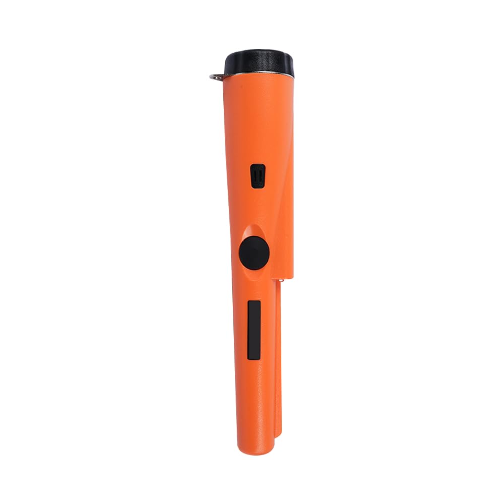 Ieron Highly Sensitive Metal Detector Pinpointer Metal Detectors Portable Waterproof Metal Detector with Light Indicator for Boys Girls Beginners (Orange)