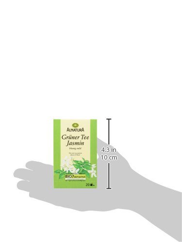 Alnatura Bio Grüntee Jasmin, 20 Beutel, 6er Pack (6 x 30 g) – Bild 5