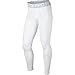 Nike Men's Pro Hyperwarm Compression Training Tight White/Pure Platinum/Pure Platinum Pants MD X 26