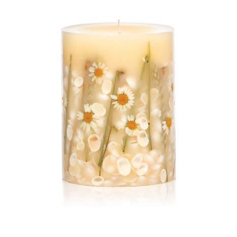 Rosy Rings Round Botanical Candle - Beach Daisy