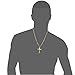 Jstyle Jewelry Stainless Steel Mens Cross Pendant Necklace Byzantine Chain Necklace for Boys 5mm 30 Inch