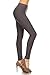 Leggings Depot Jegging Dark Charcoal