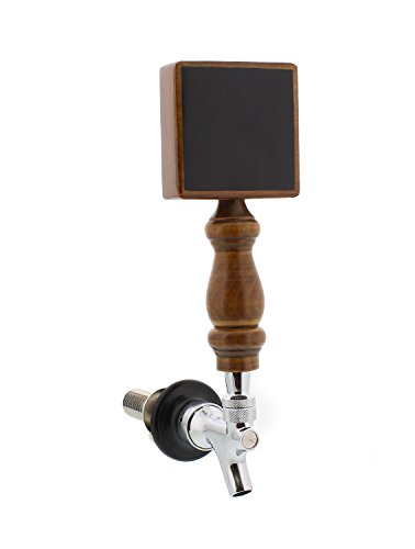 Beer Keg Tap Kit â€“ Standard Faucet, 4â€ Inch Shank, and Square Tap Handle with Chalk â€“ Universal for All Beer Lovers
