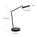SUNLLIPE Swing Arm Desk Lamp 7W Metal Architect Touch Control Stepless Dimming Led Dimmable Table Task Lamp Reading Light for Bedroom and Office