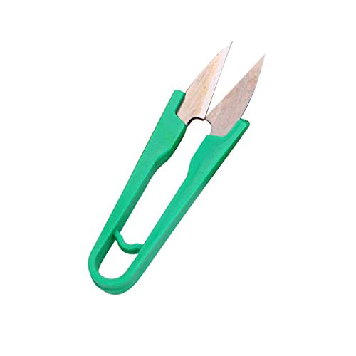 Zerama 6pcs Fabric Clothing Craft Tailor Mini Scissors Sewing Snip Yarn Thread Cutter U Shape Clippers Random Color - Thumbnail 2
