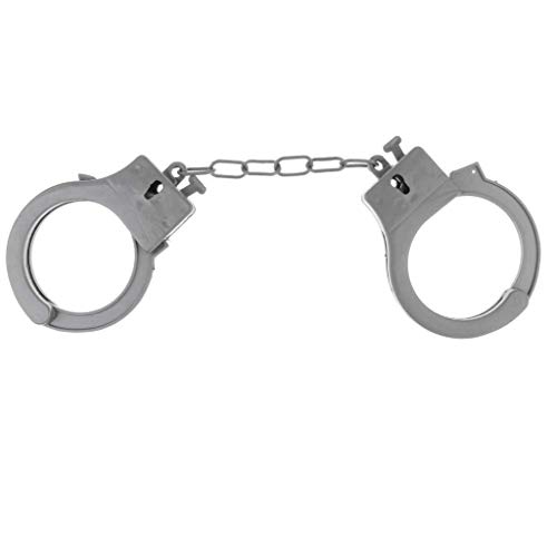 Plastic Handcuff Police Pretend Play Props Cosplay Hero Role Play Props for Halloween Dress Up Pretend Play