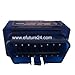 SODIAL ELM327 Latest Version V2.1 Bluetooth Super Mini ELM327 OBD2 II Scan Tool Car Auto Diagnostic Tool for Windows (blue)