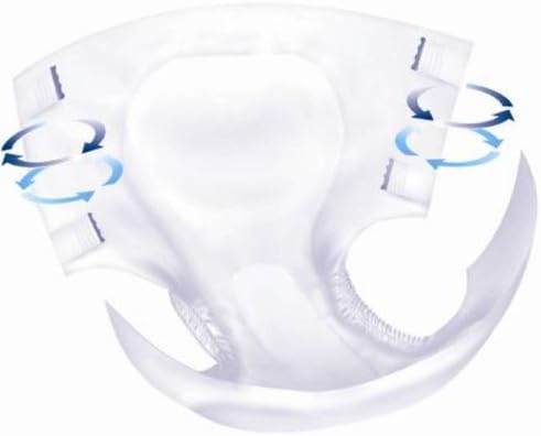Adult Disposable Brief Diaper, Large, Moderate Absorbency, Tab Closure - McKesson BRCLLG - Pack of 24