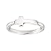 Silpada 'Simplex Cross' Horizontal Cross Textured Ring in Sterling Silver, Size 10, Size 10