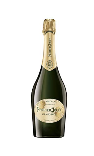 Perrier-Jouët Grand Brut Champagner, Elegante Cuvée mit floralen Aromen, frischen Früchten & einem anhaltenden feinen Abgang, Aperitif, 1 x 0,75L