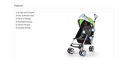 4 Summer+Infant+Convenience+Stroller+Tropical
