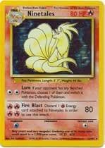 Pokemon Card - English Holo Ninetales - Base Set 12/102 by Pocket Monsters