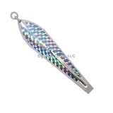 Huntington 3-1/2W-SFS 1/8-Ounce Drone Spoon, 5 1/2-Inch Blade, Size 10/0 Hook, Silver Finish