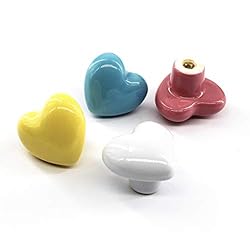 White Ceramic Cabinet Handles Drawer Pulls Knobs