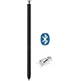 F-TECH S22 Ultra S Pen (WithBluetooth) Replacement for Samsung Galaxy S22 Ultra 5G All Versions Touch Stylus Pen with 5xTips/Nibs (White)