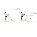 Linkin Sport Tennis Trainer Rebound Baseboard Self Tennis Training Tool Ball Back Training Gear with 2 String Balls