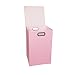 JJ Cole Heather Laundry Hamper, Pink